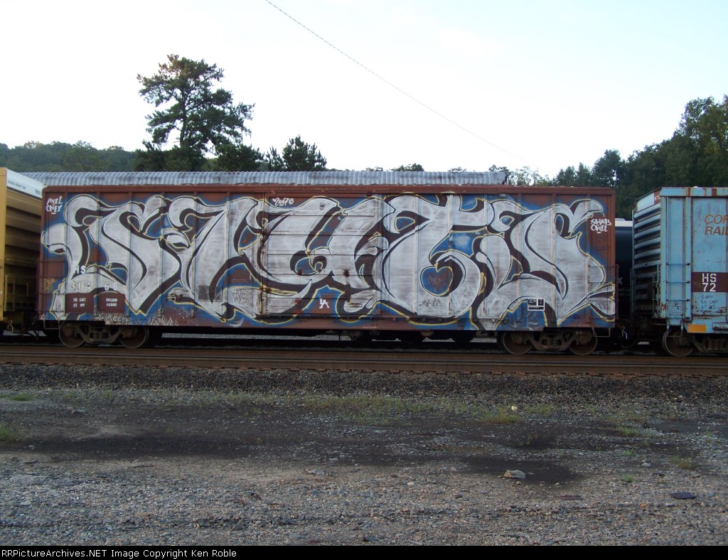 Grafetti boxcar